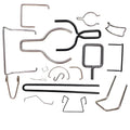 OEM Custom U Shaped Stainless Steel Wire Bending Form Stamping Polished Finish Metal Hooks