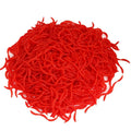 Wholesale Red Bionic Simulation Bloodworm Earthworm 0.23g/4cm Plastic Maggots Soft Bait Fishing Lure Custom