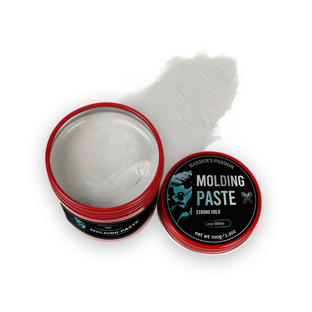 Barberpassion Private Label Soft Texture No Residue and Strong Hold Hair Shaping Paste Clay for Men