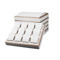 DOC Wholesale Jewellery Display Trays Pu Leather Ring Pendant Necklace Display Jewelry Tray
