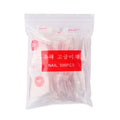 BIN 500pcs Fake Nails Half Cover False Nail Tips Natural Clear Salons and Home DIY with Bag Acrylic 10 Sizes Design ABS 5-7days
