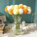 AF15002 Wholesale Artificial Flower Faux Dandelion Small Chrysanthemum Ball for Wedding Home Party Decoration
