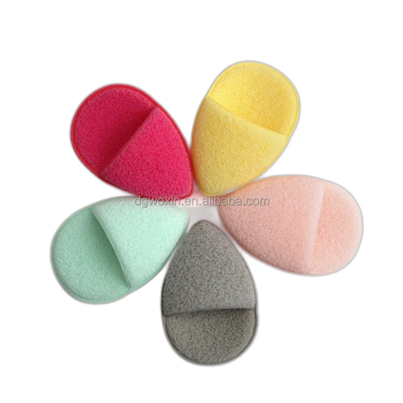 2025 Hot Selling Reusable Mini Make-Up Remover Pads Cleaning Sponge Gloves for Face Cosmetic Puffs
