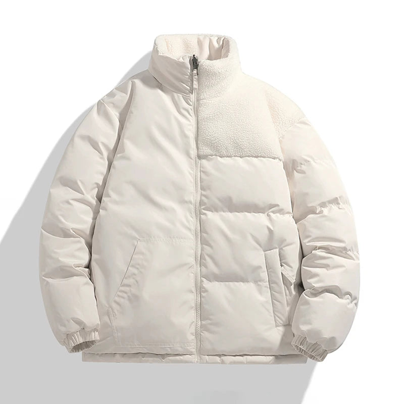 Coats for Men Winter Brand With Custom Logo Drop Shipping Warm Padded Coat for Men Stylish Reversible Overcoat