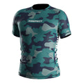 Camo Pattern High-Quality Rash Guard for Men Durable Comfortable & Breathable for Sports and Water Activities