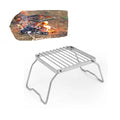 Kongbo Heavy Duty Portable Stainless Steel Grate Folding Camp Fire Grill With Legs