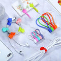 Silicone Cord Winder Headphone Organizer Magnetic Cable Clips