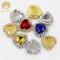 Wholesales Heart Shape Empty Claws Setting Cup Chain Claws for Rhinestones