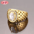 Latest Gift Items 18K Gold Wedding Rings Jewelry Women