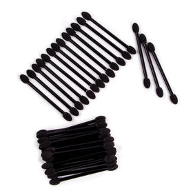 Portable Disposable Makeup Brush Halo Dye Lip Brush Beauty Tool Sponge Black Mini Double Side Eyeshadow Brush