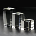 Wholesale Blank K9 Crystal Glass Cube for 3D Laser Engraving Crystal Manufacture Supplier
