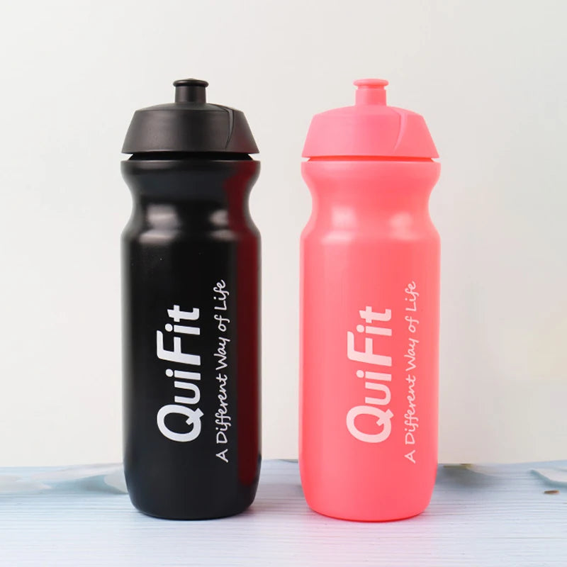 Bike Cycling Bottle Customized Pressing Type BPA Free Plastic Leak Proof Fitness Sports Squeeze Water Bottles With Custom Logo