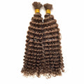 VMAE Remy Wholesale Hair Vendor Unprocessed Human Braiding Hair Bulk No Weft Virgin Russian Blonde Wavy Bulk Human Hair