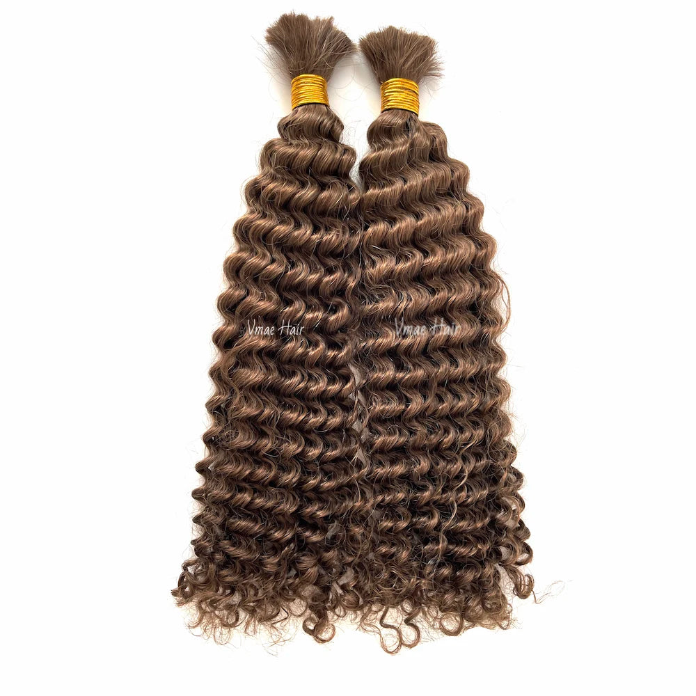 VMAE Remy Wholesale Hair Vendor Unprocessed Human Braiding Hair Bulk No Weft Virgin Russian Blonde Wavy Bulk Human Hair