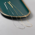 Fashion INS Design 40cm/45cm Snake Chain Necklaces 925 Sterling Silver / Gold /Rose Gold Necklaces in Stock Jewelry