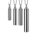 Different Size Stainless Steel Bar Cylinder Keepsake Ashes Holder Cremation Urn Necklace Memorial Perfume Bottle Pendant Love