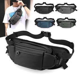 2021 Fashion Messenger Bag Outdoor Travel Sports Waterproof Large Capacity Wallet Phone Fanny Pack Waist Bag
