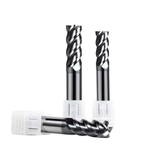 CHENGZHEN HRC55 4-Flute Tungsten Carbide End Mill - High Precision â‰¤0.005mm AlTiN Coated RoHS Certified