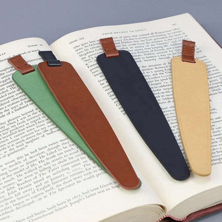 Cute Radish Shape Personalized Custom Made Single Leather Bookmark