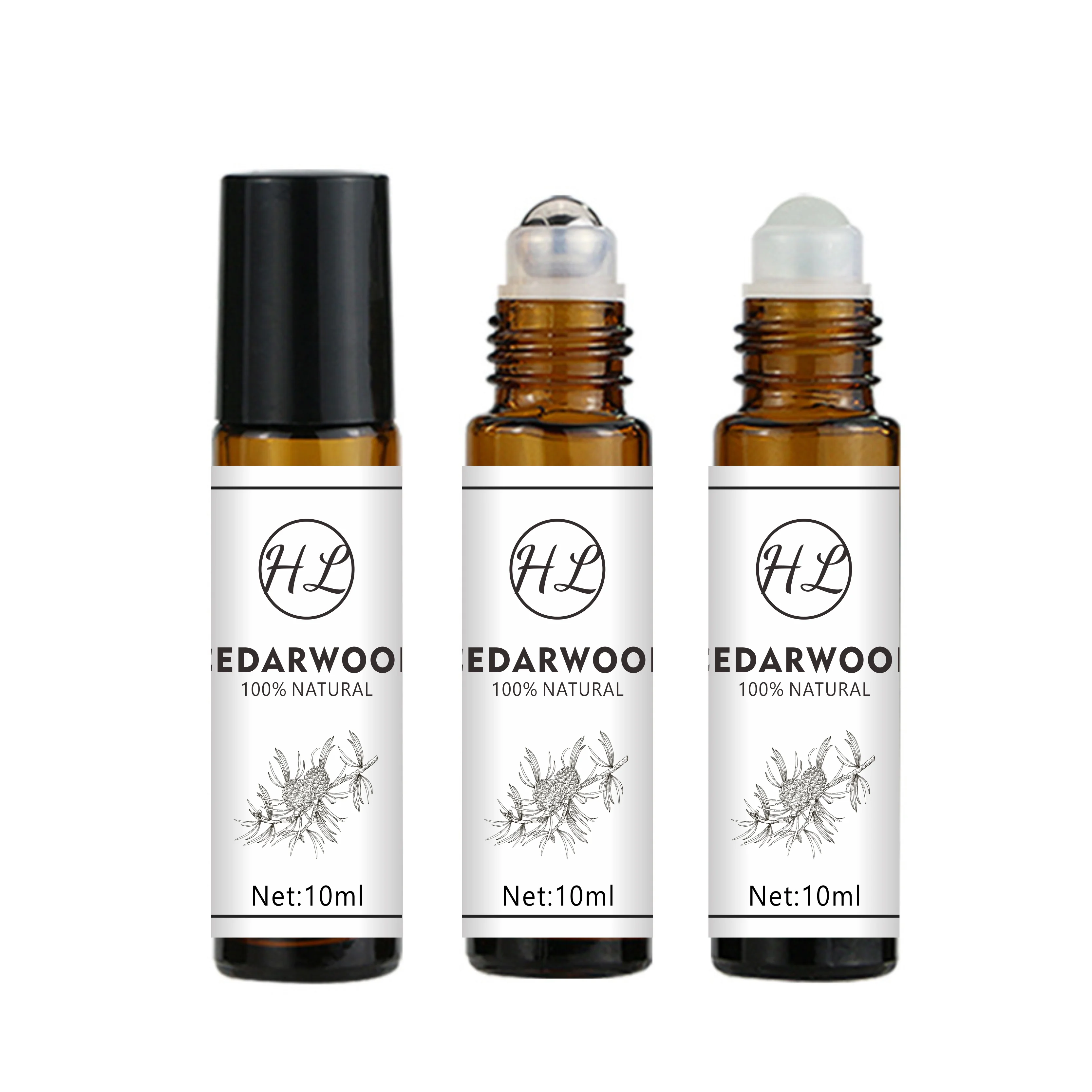 Cedarwood Blend Essential Oil | Cedar Wood Roll on Oil for Body Aromatherapy - 100 Pure Natural Plant Extract | OEM 10ML