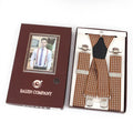 Wholesale Custom Brand Unisex 4 Clips Men Suspenders with Iron Buckle & Polyester Elastic-Shirt Holder Belt Accessory MegaBDM