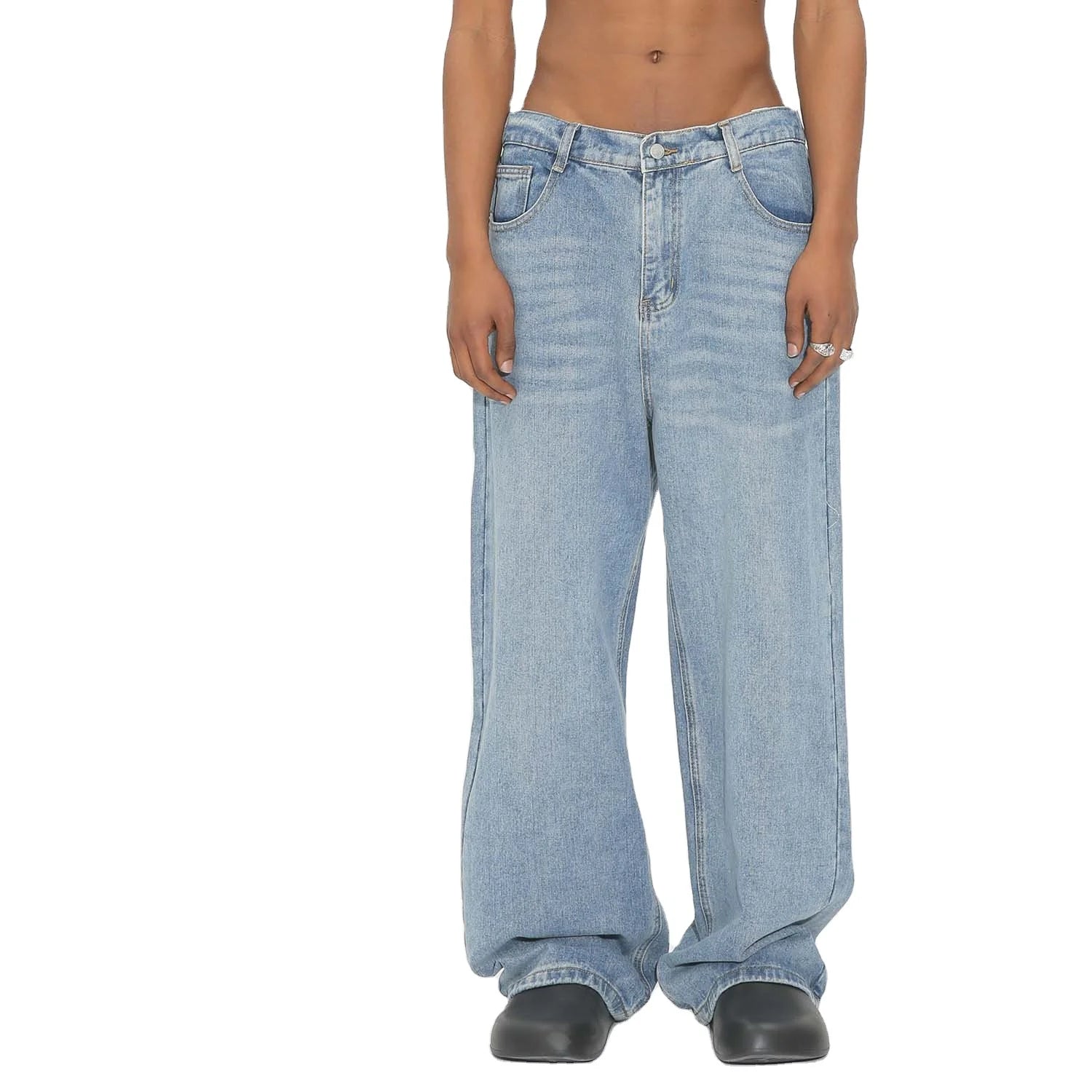 2024 New Arrivals Vestidos En Jeans Quality Latest Design Jeans Pants Cotton Denim Men Baggy Jeans