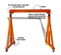 JIN YANG HU Factory Direct Sales of Stable Performance  Customizable Options Available Gantry Cranes