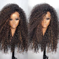 Indian Hair Lace Frontal Wigs Cuticle Aligned Human Hair Transparent Hd Lace Front Wigs Curly Hair Wigs for Black Women