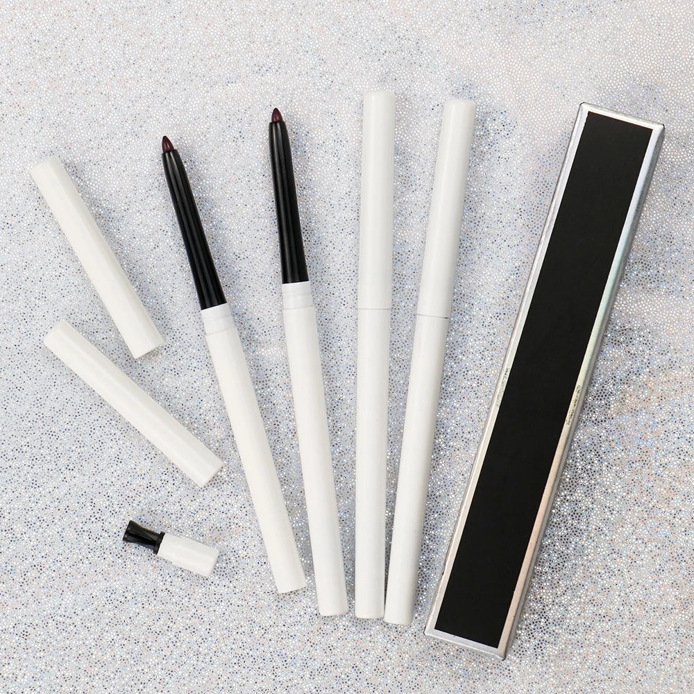 15 Colors Custom Private Label Lip Liner Pencil Wholesale Waterproof Creamy Pigmented Lip Pencil