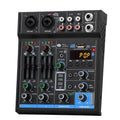 Biner M4 Professional 4 Channel Audio Mixer Portable Computer Live Recording 4 Channel DJ Digital Sound Mini Audio Console
