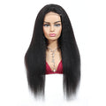 Kinky Straight 13x4 Lace Front Human Hair Wigs for Women Pre Plucked Lace Frontal Wig With Baby Hair Brazilian Remy Human Hair