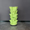 Stackable Vertical Colorful Plastic Strawberry Planting Pot Plastic Vegetable Planting Pot