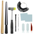 11 Kits DIY Jewelry Making Metal Ring Sizer Polishing Measuring Adjustment Tools Plastic Stick Mandrel JYC Brand High