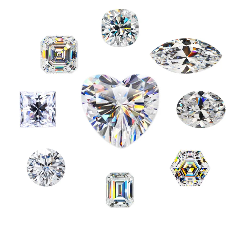Zheng Yong Wholesale GRA Certified VVS D Color Heart Shape Diamond Loose Moissanite Diamond GRA Loose Gemstones Fast Shipping