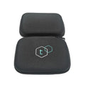 Iso Bsci Print Black Zipper Waterproof Ltgem Eva Hard Earphone airpod case Bag 150x95x40mm with Custom logo