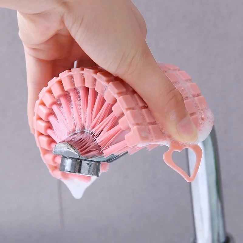 Household Multifunctional Soft Hair Laundry Bathroom Blind Corner Brush Laundry Bathtub Faucet Cleaning Brush