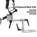Archery Universal Metal Bow Vise Omnidirectional Adjustable Risers Limbs Bowstring Replacement Bracket Compound Bow Equipment