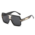 2024 New Men's Women's Retro Style Sunglasses Fashion Brand Oversized Square Shades UV400 Lenses PC Frame Material Custom Logo
