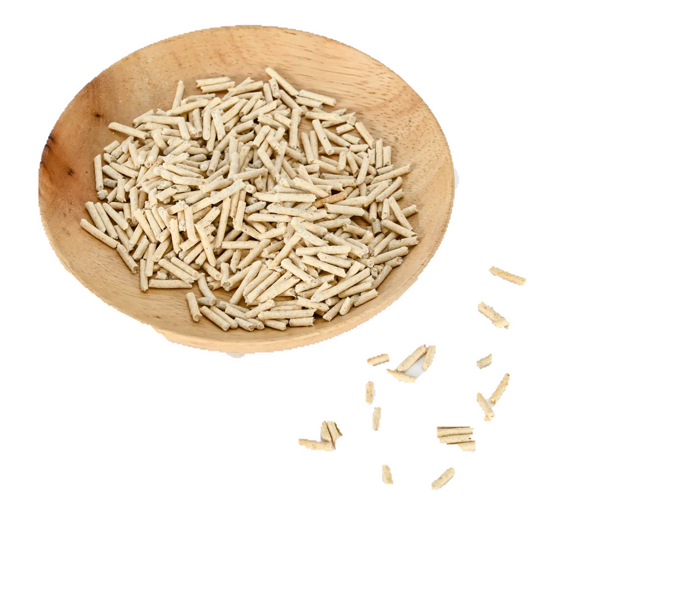 Natural Plant 2.0mm Strip Shape Clumping Flushable Tofu Cat Litter