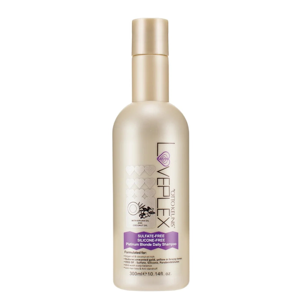 OTTO KEUNIS LOVEPLEX Salon Professional Use Sulfate Free Purple Shampoo Daily Care for Blonde Hair