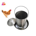 15 Kg Farm Equipment Animal Poultry Drinker Stainless Steel Automatic Chicken Drinkers and Feeders