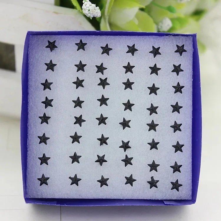 Little Stars Stud Earrings Anti-allergic Plastic Ear Needle Jewelry Ear Studs