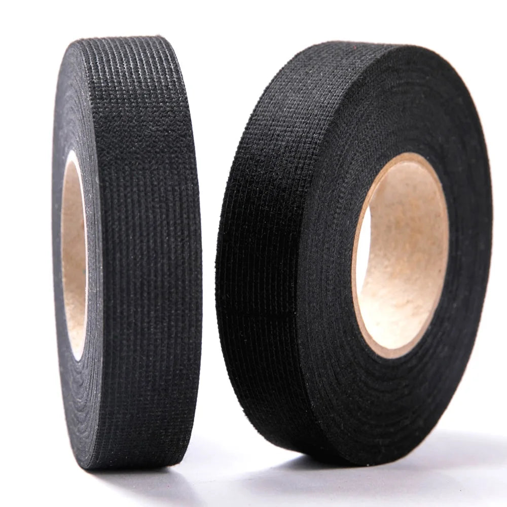 GCI01 15Meters New Heat Resistant Flame Retardant Automotive Wrapping Cotton Cloth Wire Harness Adhesive Tapes