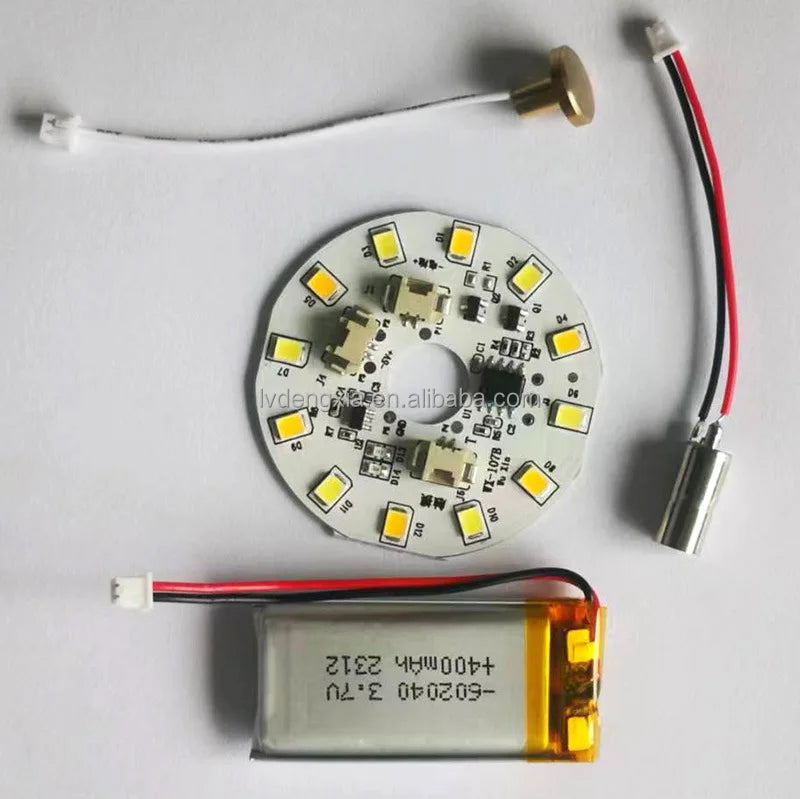 Type C USB 5v Charging Lithium Battery  PCB LED board accessory for LED light