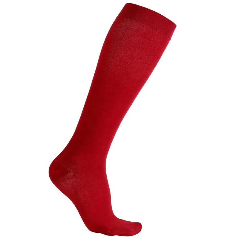 Compression Socks Knee High Support Stockings for Men & Women Support Pregnancy Running Sports Flight Travel