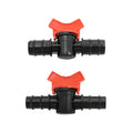 Barbed Valve Garden Hose Waterstop Connector Mini Irrigation Valve for ID 16/20mm Hose Drip Irrigation Water Valve
