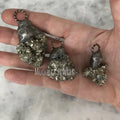 PM37324 Pendant Jewelry Pyrite Pendant Pyrite Pendant Soldered Stone Necklace Genuine Fools Gold Pewter Lead Free Handmade