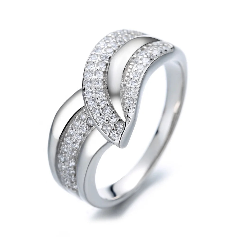 925 Sterling Silver Wedding Ring Wedding Ring for Women
