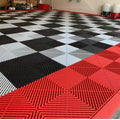 New Model No Injection Point PP Garage/workshop/warehouse Floor Tiles Dalle Pvc Sol Garage Floor Tiles