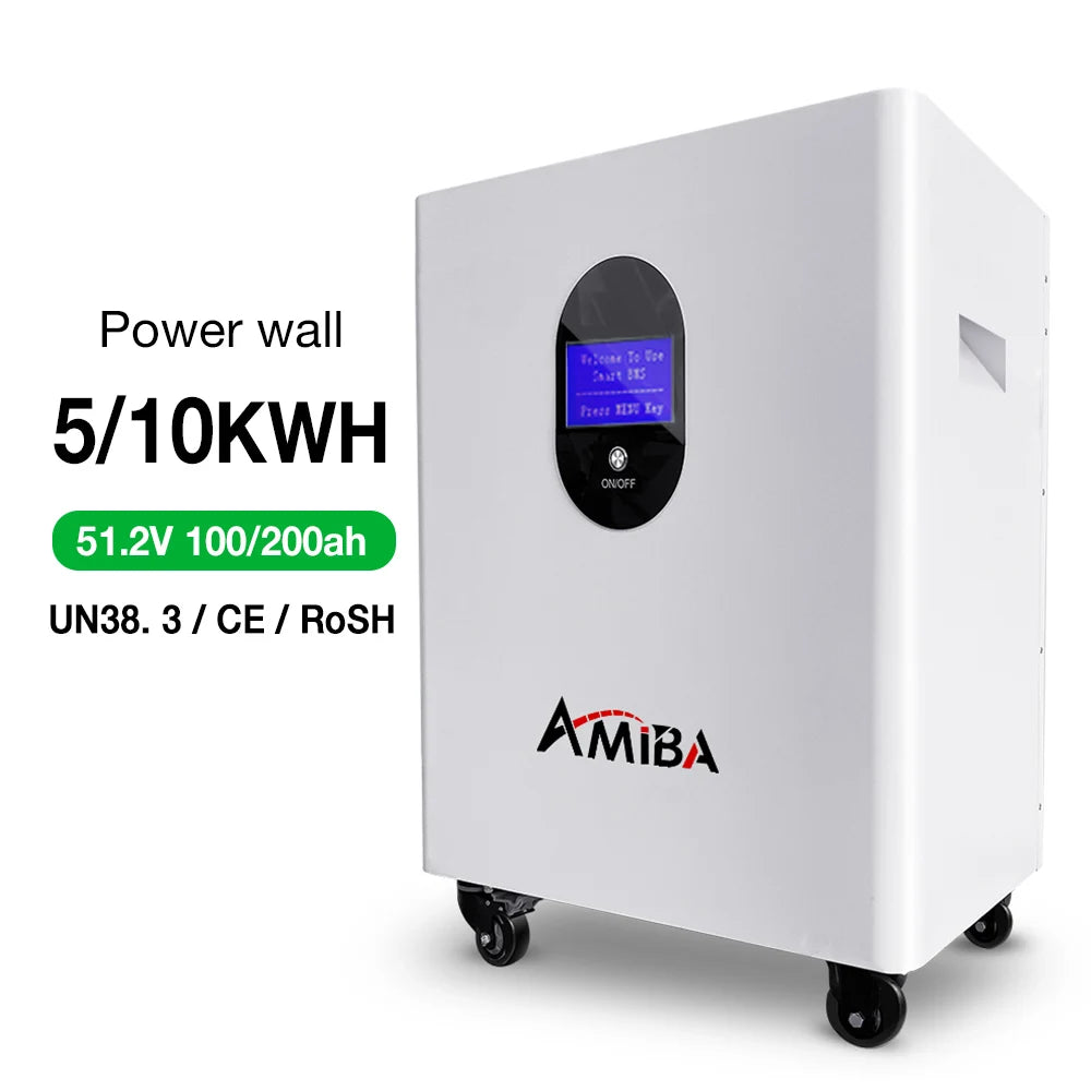 EU Stock Lithium Ion Batteries Lifepo4 48v 100ah 200ah 280ah 300ah 51.2v 5kwh 10kwh Home Energy Storage Battery Pack